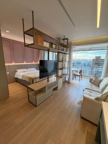 Guarulhos City Centre Apartment | Premium Studio Bosque Maia Garagem Airport