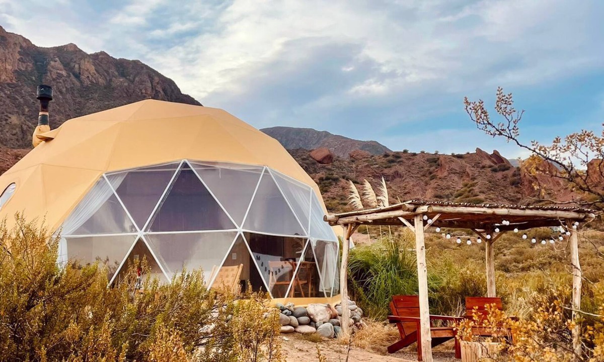 Potrerillos RV Rental | Private dome in the middle of the mountain