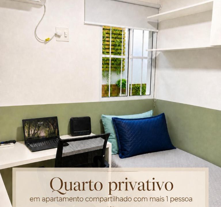 Santo Amaro House | Quarto individual privativo - Recife Centro - 120m UNICAP