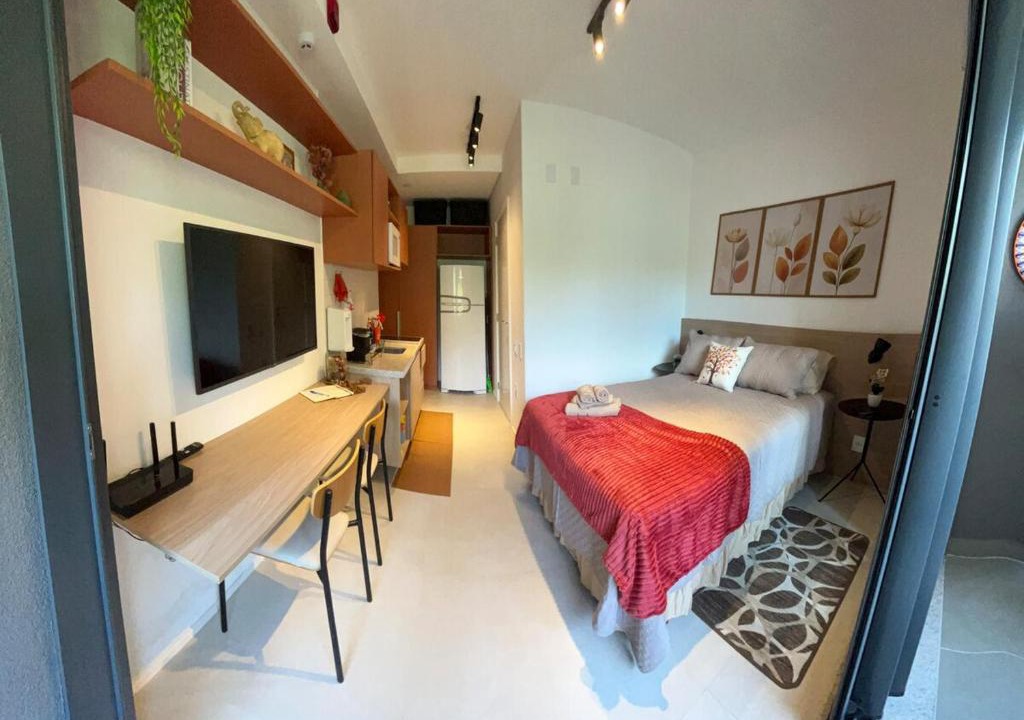 Liberdade Apartment | Studio 416 CO NEXT Liberdade Estrutura de resort prox ao metro