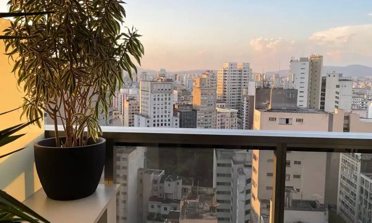 Republica Apartment | Studio com Vista Incrível 22º Andar