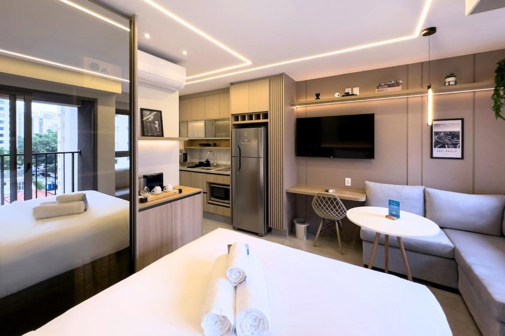 Campo Belo Apartment | Studio Exclusivo - Congonhas, Metrô e Shopping