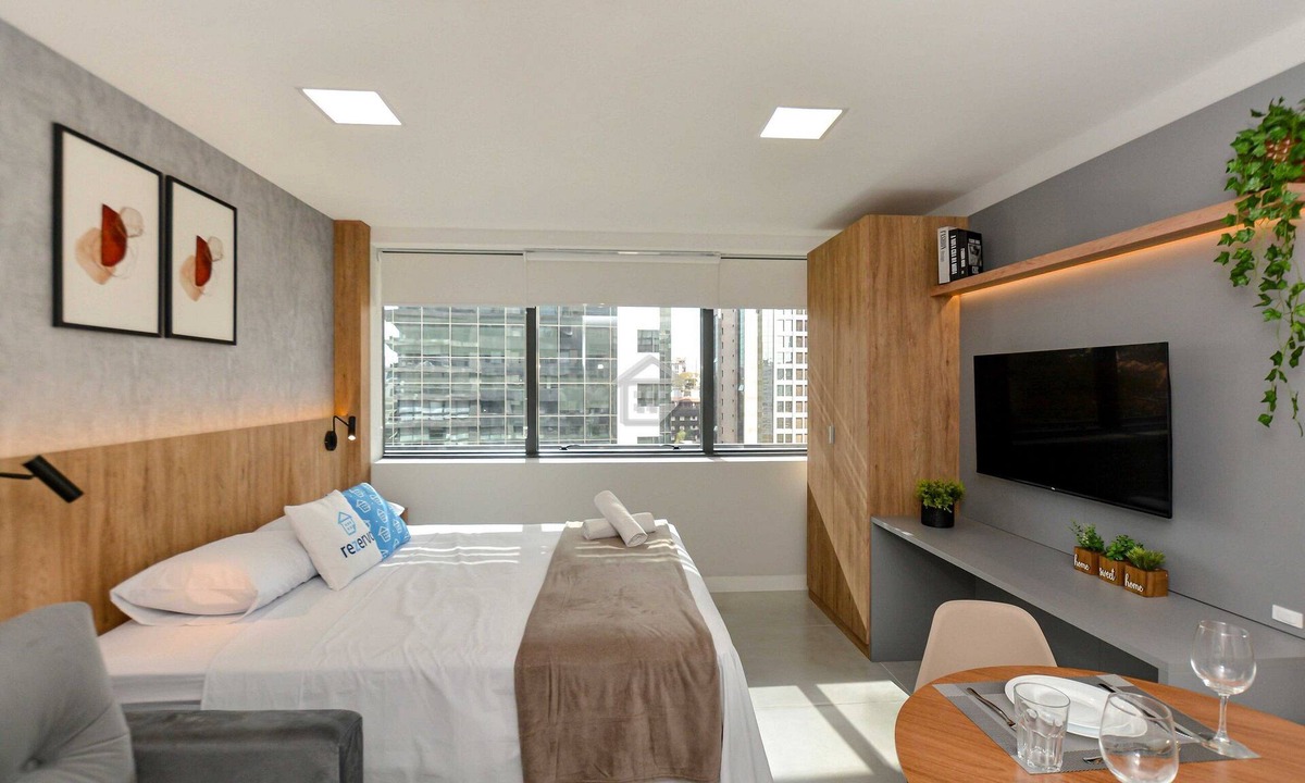 Tres Figueiras Apartment | Studio Moderno e Sofisticado na Carlos Gomes