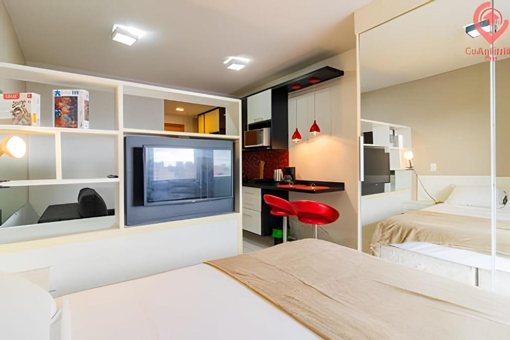 Matriz Apartment | Studio Moderno | Piscina, Academia, Shopping e +!