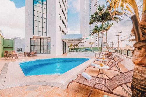 Ponta Negra Apartment | Suíte #1706 em hotel a 180m da praia