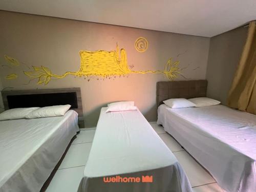 Palmeiras Ski Chalet | Suite Quadrupla em Rio Grande com Vista Montanha