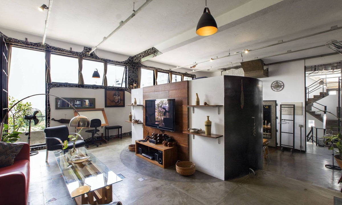 Sao Paulo Apartment | Vila Madalena: Artistic Central Loft with a View