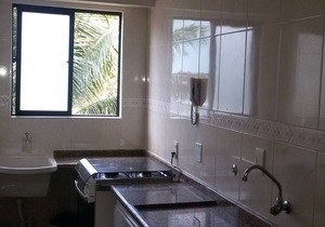 1 bedroom apartment front of building to the sea. Boracéia Beach