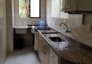 1 bedroom apartment front of building to the sea. Boracéia Beach