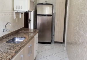 1 bedroom apartment front of building to the sea. Boracéia Beach