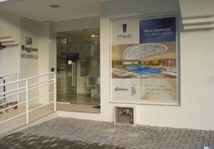 Apt. cover with great views of the sea front promenade, center.(See rates). in Itapema