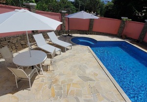 Beautiful rustic-style house 700 meters from Curral Beach