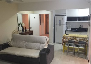 Fit with Gourmet Balcony, 150m from the beach, 3 bedrooms with air, pool and barbecue