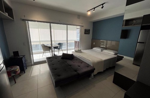 Consolacao Apartment | Amplo Studio ao lado da Av Paulista, Metrô Consolação, Piscina, Academia e Vaga de garagem - Vision 02
