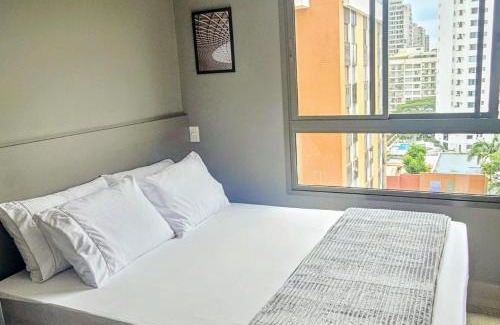 Campo Belo Apartment | Ap novo, perto de Congonhas, com cama queen size