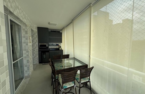 Asturias Apartment | Asturias Beach Guarujá - Beautiful apartment (Complete Condominium - Mareas)