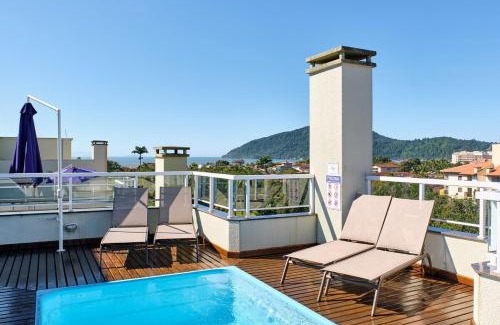 Barra da Lagoa Apartment | BH56 Conforto, AR, Varanda Gourmet e Vista Linda