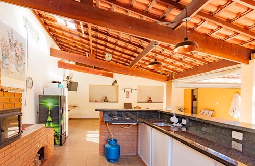 Sao Pedro House | Chácara em São Pedro com Piscina e Churrasqueira