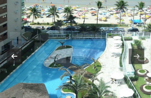 Asturias Apartment | High standard apartment, right on the sand, on Asturias Beach - Guarujá