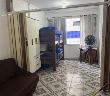 Guilhermina Apartment | Kit Praia Grande Prédio Frente Mar Guilhermina sem TV