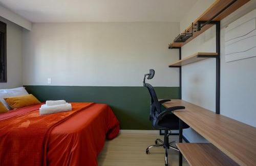 Sao Paulo Apartment | SB 1309 · Home Office Quarto Sala Closet Shop Morumb