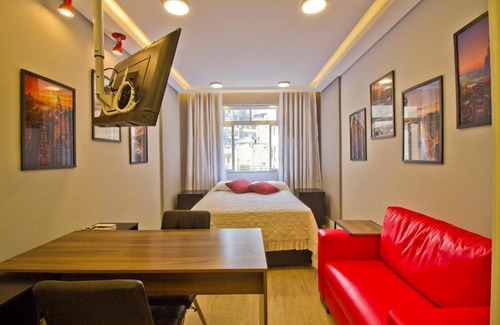 Republica Apartment | Studio c/vaga de garagem
