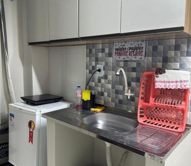 Vila Regina Apartment | 12 Kitnet, central, completa com tv smart