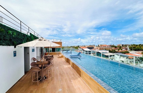 Centro Apartment | 150m from the beach | Luxury apartment with rooftop pool in Porto de Galinhas