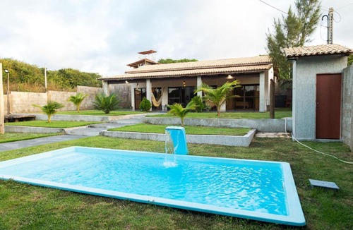Icapui House | 161-Casa 2 suítes, piscina priv e churras-Picos-CE