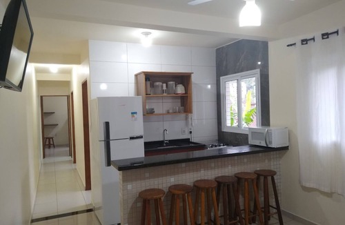 Caraguatatuba Apartment | 2 bedroom apartment, furnished with pool, near Martim de Sá.
