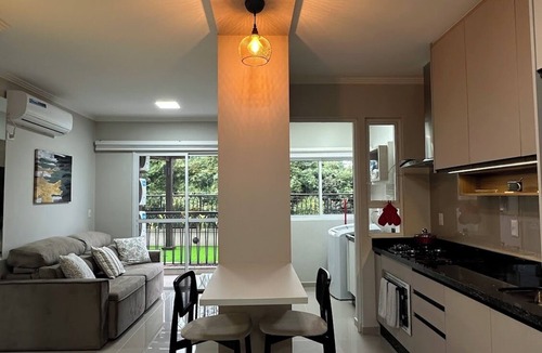 Presidente Franco Apartment | 3-bedroom condo with beautiful views, pool, gym & gardens at Salto del Monday