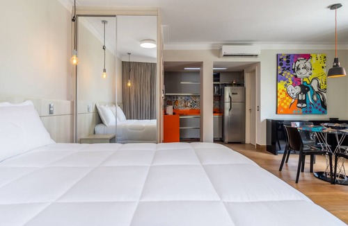 Consolacao Apartment | 40 m² Studio flat ∙ 4 guests