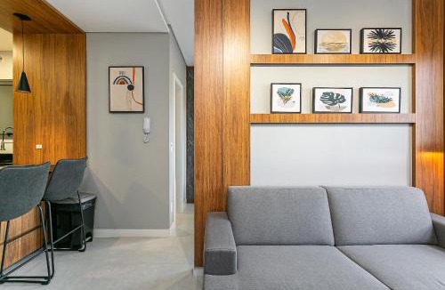 Carvoeira Apartment | 500m from UFSC | 50" Smart TV #CARV03