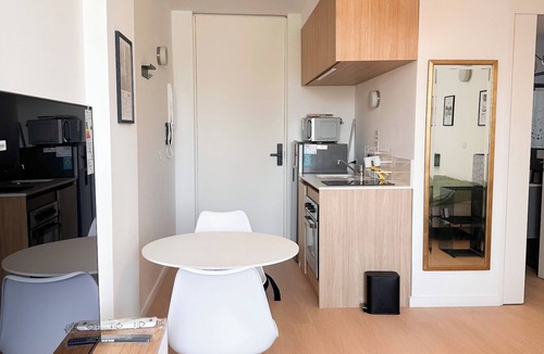 Nunez Apartment | Adorable 1-bedroom studio with AC in Nuñez BA. Close to River, Obras, Cenard