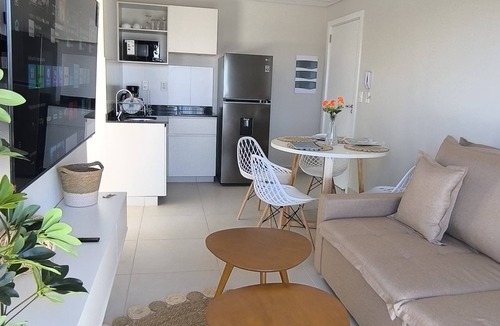 Encarnacion Apartment | Alfina Inn, space created for your comfort, river view, privileged terrace.