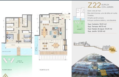 Punta Ballena Apartment | Altamar, 2 Bedroom, Sea View 4PAX Z22