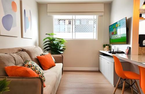 Campina do Siqueira Apartment | Apê Games para Família, 2 quartos, Petfriendly