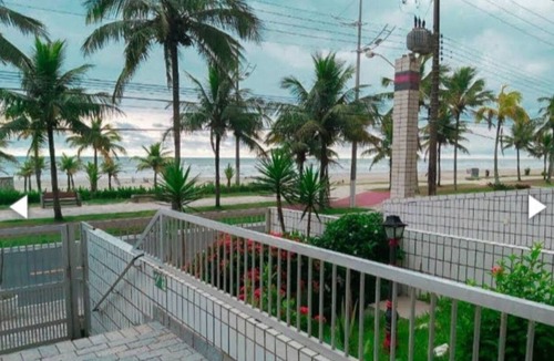 Vila Balnearia Apartment | Apê Pé na Areia - Praia Grande, SP Vista ao Mar. Bairro Jardim Real