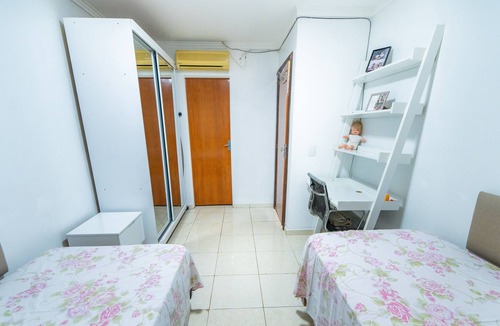 Vicente Pires Apartment | AP 85m2, 2Qts W/Suite, Full Kitchen, Wi-fi 500MB, Garage, Service Area