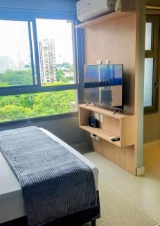 Campo Belo Apartment | Ap novo, perto de Congonhas, com cama queen size