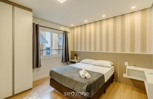 Vila Luiza Apartment | Apart w/2 bedrooms and fireplace - Canela EPE0304