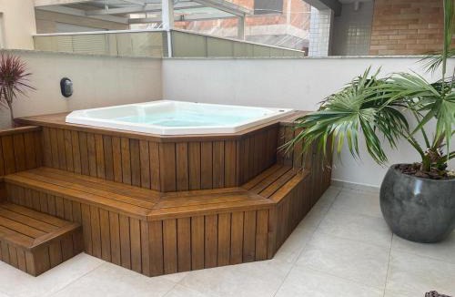 Governador Celso Ramos Apartment | Apartamento TOP Garden com SPA a 550 m da Praia