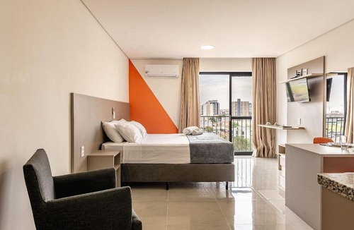 Jardim Chacara Inglesa Apartment | Apartamento Premium | Complexo Hoteleiro c/Piscina, Academia, Ar e Wi-Fi | Ao Lado da Anchieta - Da Capital ao Litoral
