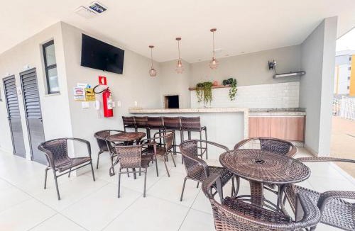 Ourinhos Apartment | Apartamento com piscina, arcondicionado e vaga