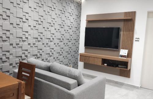 Gonzaga Apartment | Apartamento Luxuoso à Beira-mar no Gonzaga - Ideal para Casais e Famílias
