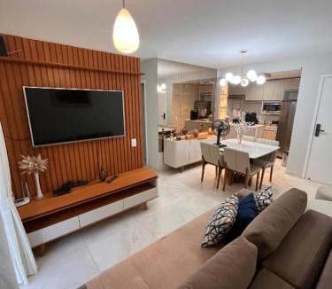 Fatima Apartment | Apartamento Moderno & Mobiliado - Próximo ao Aeroporto, Condomínio Village Natureza