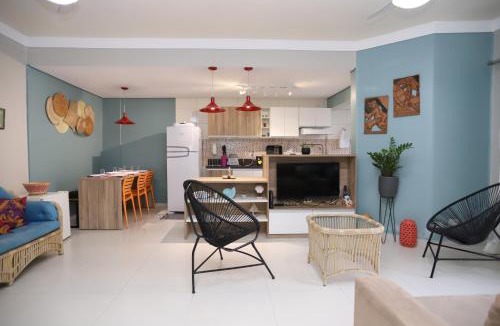 Tombo Apartment | Apartamento Praia do Tombo Guarujá 120m do mar