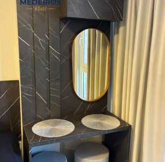 Bessa Apartment | Apartment 201/Oceanfront/Mirrored Bed/Kitchen
