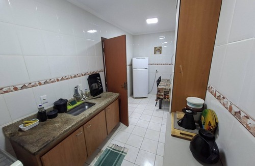 Guilhermina Apartment | Apartment in Guihermina, Praia Grande, right on the beach.