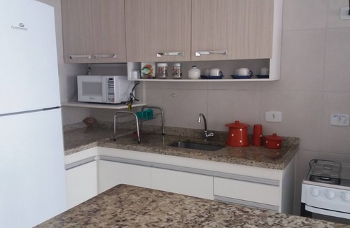 Praia Grande Apartment | Apartment with full leisure facilities, air conditioning in the bedrooms!